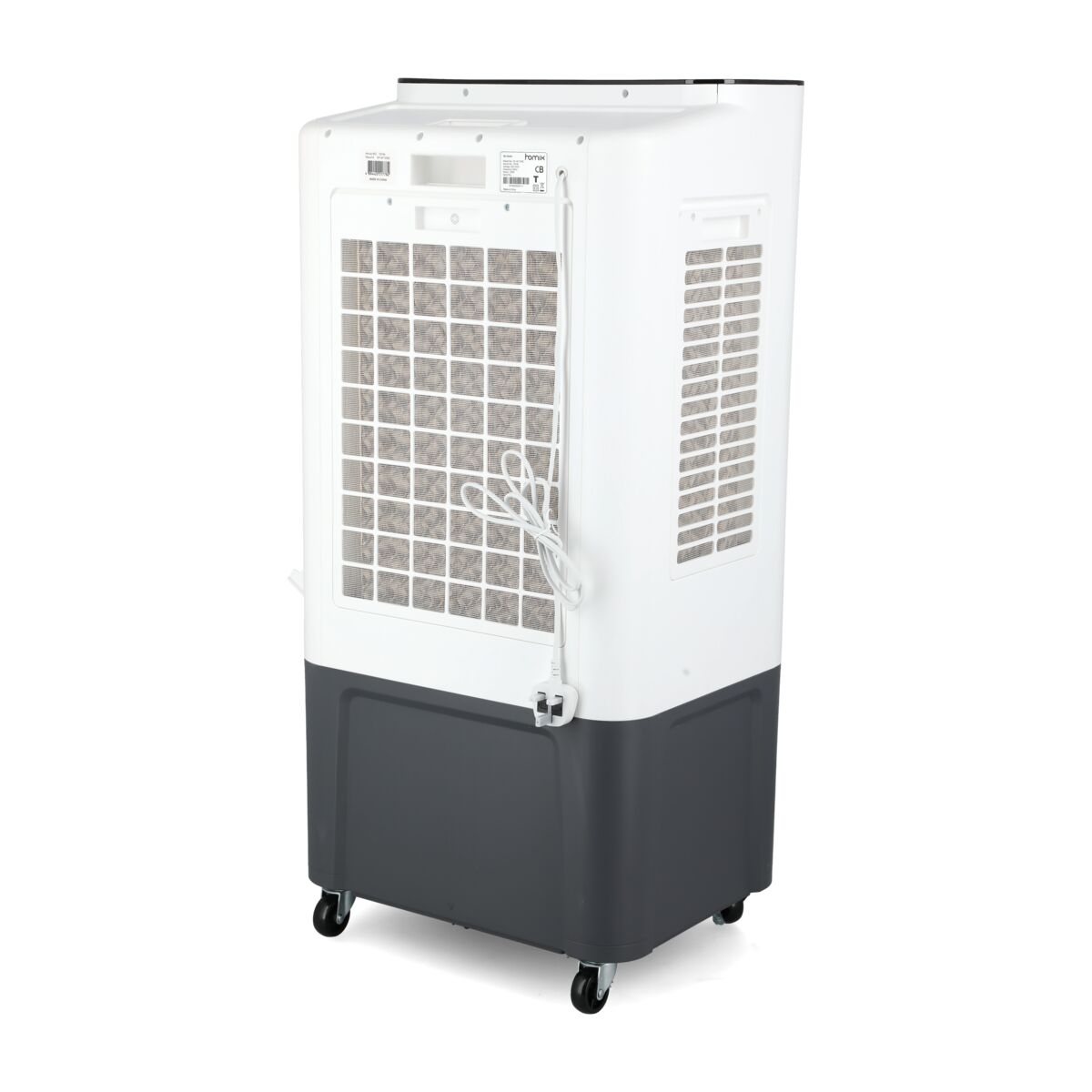 Homix 130W Elegant and Modern Design Touch Remote Control Air Cooler White and Grey 30 Liter